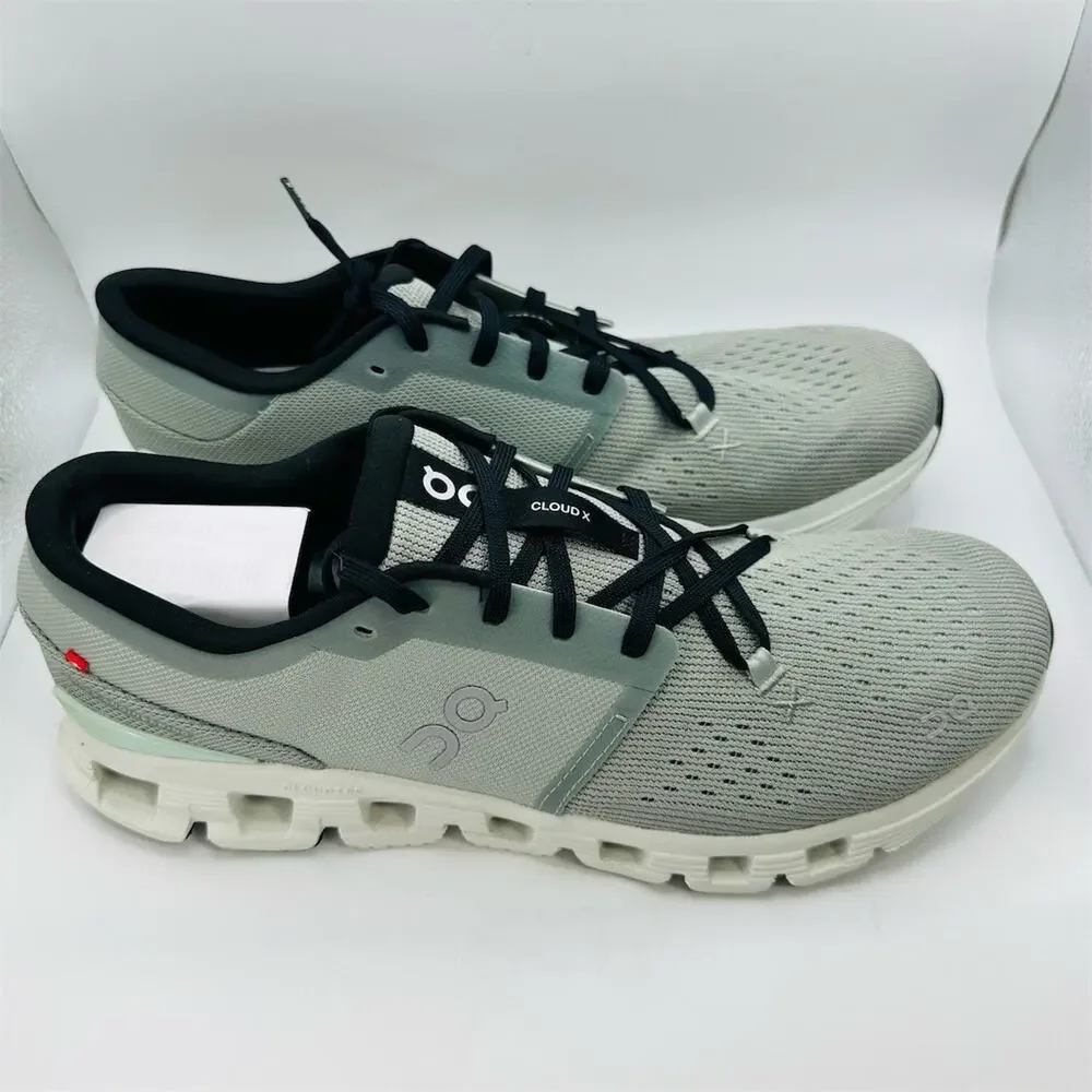 On Running Cloud X 4 Gray Mint Sneakers | Men’s Size 11 US | NWD Store Display
